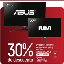 Chedraui Asus 31.5"/ asus יי27 en todos los monitores oferta