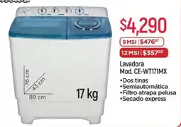 Chedraui Continental lavadora oferta