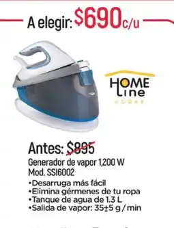 Chedraui Home line generador de vapor oferta