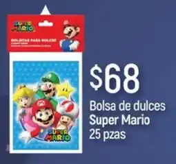 Chedraui Super mario bolsa de dulces oferta