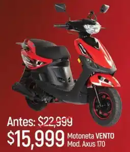 Chedraui Vento motoneta oferta