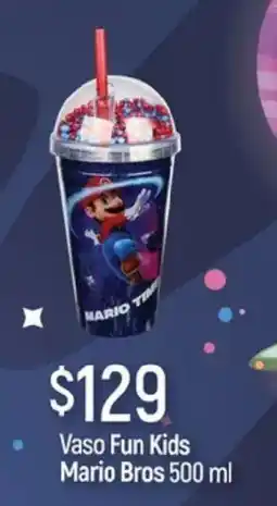 Chedraui Mario bros vaso fun kids oferta