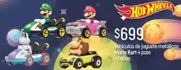 Chedraui Mario kart vehículos de juguete metálicos oferta