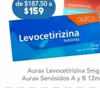 Farmacia San Pablo Levocetirizina tab 5mg c/10 aurax oferta