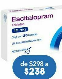 Farmacia San Pablo Escitalopram tab 10mg c/28 neolpharma oferta