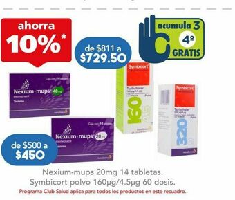 Farmacia San Pablo Nexium mups tab 20mg caj c/14 oferta