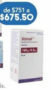 Farmacia San Pablo Vannair aer 160/4.5 mcg caj c/120d oferta