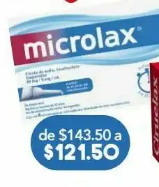 Farmacia San Pablo Microlax enemas 90/9mg 5ml caj c/4pz oferta