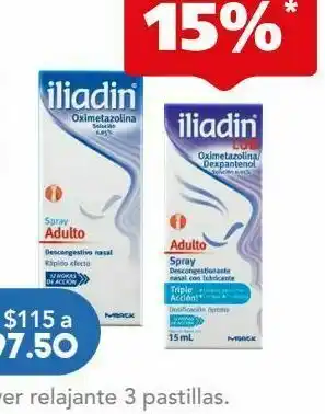 Farmacia San Pablo Iliadin lub adulto sol 0.05gr spr c/15ml oferta