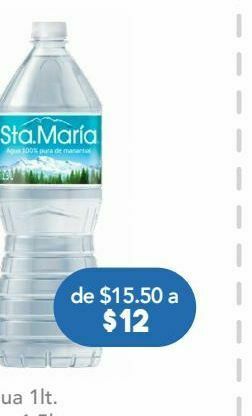 Farmacia San Pablo Santa maria agua btl c/1.5lt oferta