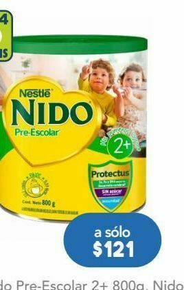 Farmacia San Pablo Nido prescolar leche en polvo 2+ c/800gr oferta