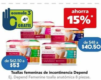 Farmacia San Pablo Depend feme toalla anatomica sup bol c/8 oferta