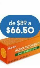 Farmacia San Pablo Biobulet acido ascorbico com 1 gr c/10 oferta