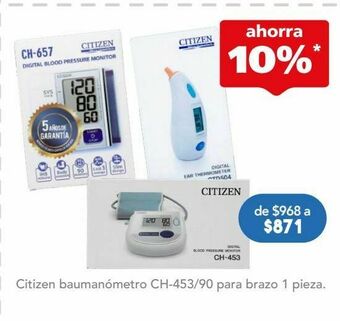 Farmacia San Pablo Citizen bauma ch 453/90 p/brazo caj c/1 oferta