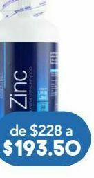 Farmacia San Pablo Essentials zinc cap 525mg bot c/90 oferta