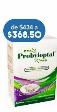 Farmacia San Pablo Probvioptal cap pre/probioticos c/60pz oferta