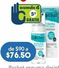 Farmacia San Pablo Pocket espuma manos desinfectante c/50ml oferta