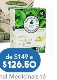 Farmacia San Pablo Traditional té jengibre caj c/16sob oferta