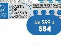 Farmacia San Pablo Andromaco pasta de lassar trr c/125gr oferta