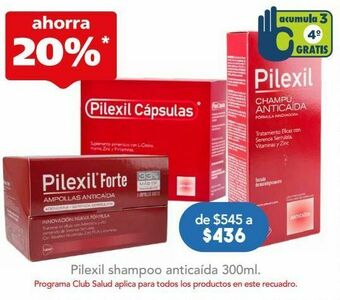 Farmacia San Pablo Pilexil shampoo anticaida btl c/300ml oferta