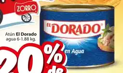 Zorro El dorado atún agua oferta