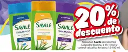Zorro Savilé shampoo crecimiento saludable biotina oferta