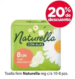 Zorro Naturella toalla fem reg c/a oferta
