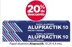 Zorro Alupractik papel aluminio oferta