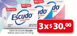Zorro Escudo jabón de tocador blanco, azul y rosa oferta