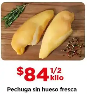 Bodega Aurrerá Pechuga sin hueso fresca oferta