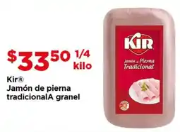 Bodega Aurrerá Kir jamón de pierna tradicional a granel oferta