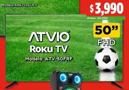 Bodega Aurrerá Atvio roku tv 50" oferta