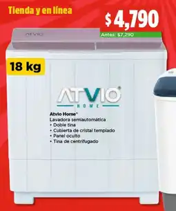 Bodega Aurrerá Atvio home lavadora semiautomática oferta