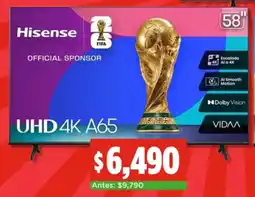 Bodega Aurrerá Hisense smart tv 58" oferta