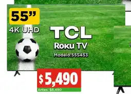 Bodega Aurrerá Tcl roku tv 55" oferta
