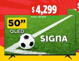 Bodega Aurrerá Signa smart tv 50" oferta