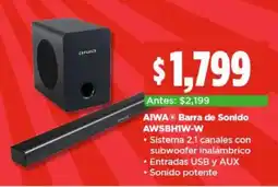 Bodega Aurrerá Aiwa barra de sonido AWSBHIW-W oferta