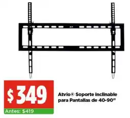 Bodega Aurrerá Atvio soporte inclinable para pantallas de 40-90" oferta