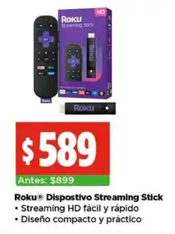 Bodega Aurrerá Roku dispostivo streaming stick oferta