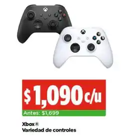 Bodega Aurrerá Xbox variedad de controles oferta