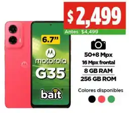 Bodega Aurrerá Motorola G35 6.7" oferta
