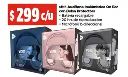 Bodega Aurrerá Sft audífono inalámbrico on ear con bolsa protectora oferta