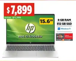Bodega Aurrerá hp laptop 15.6" oferta