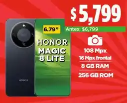 Bodega Aurrerá Honor magic 8 lite 6.79" oferta