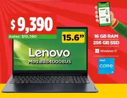 Bodega Aurrerá Lenovo laptop 15.6" oferta