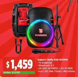 Bodega Aurrerá Kaiser bafle KSE-1015MX oferta