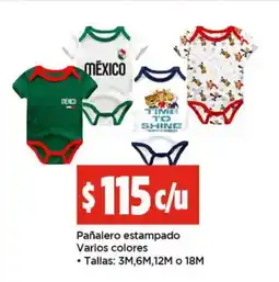 Bodega Aurrerá Pañalero estampado varios colores oferta