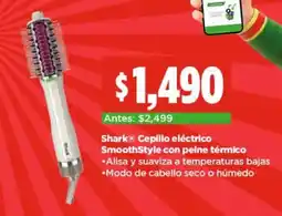 Bodega Aurrerá Shark cepillo eléctrico smoothstyle con peine térmico oferta