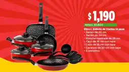 Bodega Aurrerá Ekco Batería de Cocina oferta