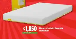 Bodega Aurrerá Nooz colchón essential individual oferta